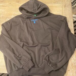 Lonely Ghost Dutch Bros Text Me When You Get To Dutch Hoodie Large NWT  Black